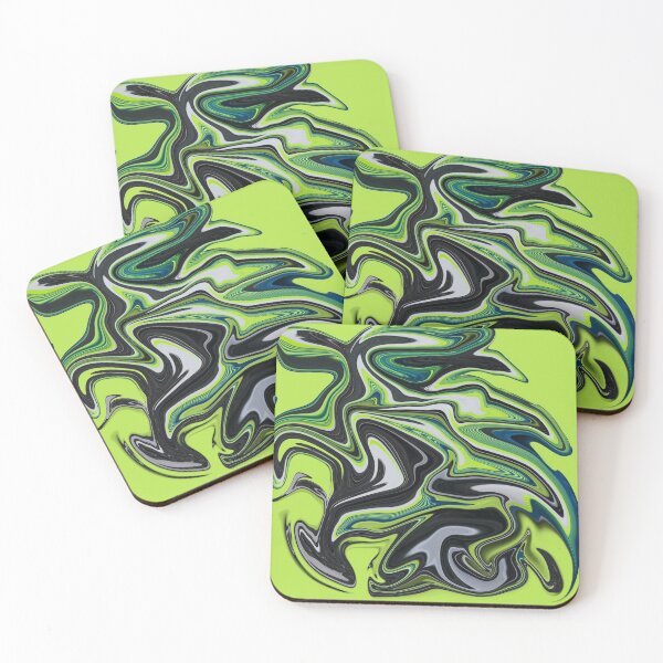 Item preview, Green Palette Abstract Painting Color Study Series C-33 designed and sold by ZekeArtPrints.