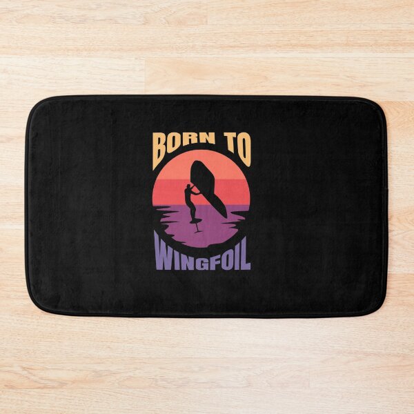 Item preview, Surf Born to Wingfoil Wingfoiler Gift Idea designed and sold by vicoli-shirts.