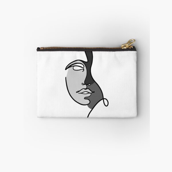 Item preview, One line face art grey   designed and sold by Mywaytothehigh.