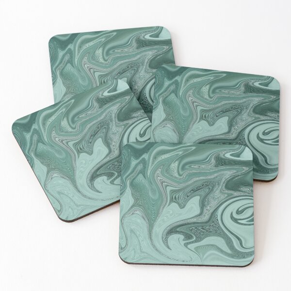 Item preview, Green Palette Abstract Painting Color Study Series C-37 designed and sold by ZekeArtPrints.