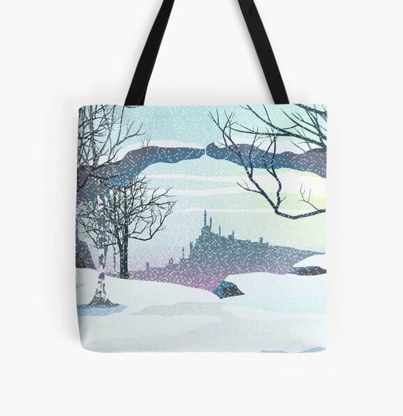 Distant Dreams in Winter All Over Print Tote Bag