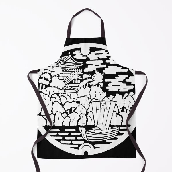 Item preview, Japanese castle murial on manhole in Japan designed and sold by mattraski.