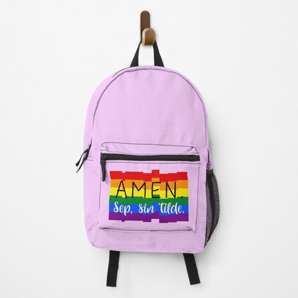 Item preview, Amen, Sep, Sin Tilde LGBT Pride Flag designed and sold by poisondesign.