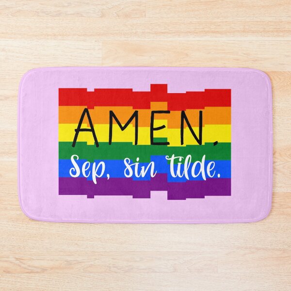 Item preview, Amen, Sep, Sin Tilde LGBT Pride Flag designed and sold by poisondesign.