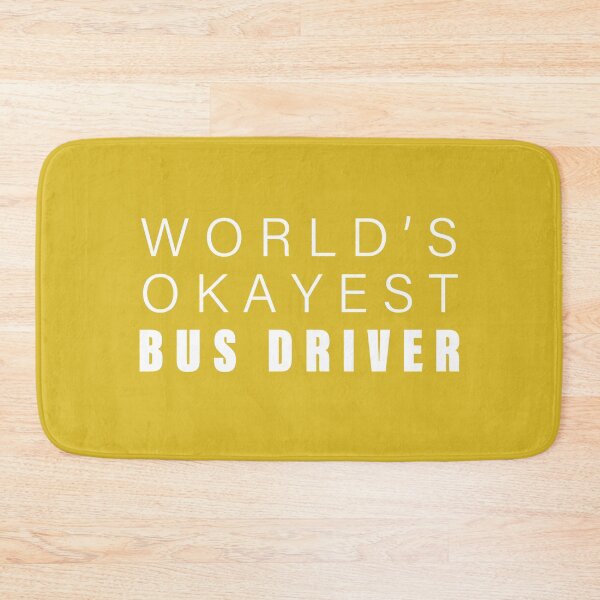 Item preview, World's okayest Bus Driver,Funny School Bus Driver Gift | designed and sold by Boom-llqb.