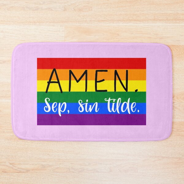 Item preview, Amen, Sep, Sin Tilde LGBT Pride Flag designed and sold by poisondesign.