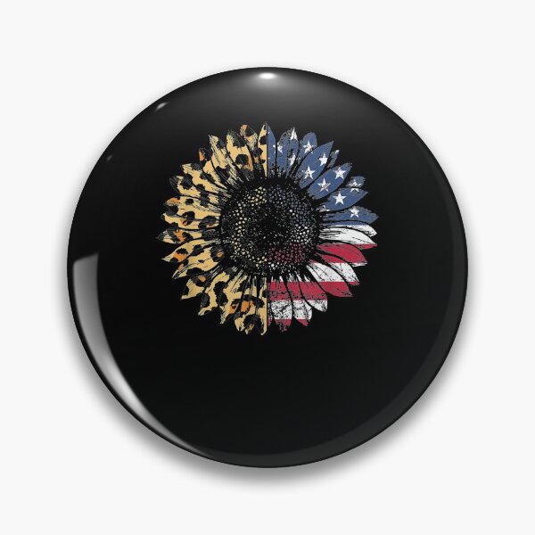 Item preview, Sunflower American Flag Leopard designed and sold by patsa4.
