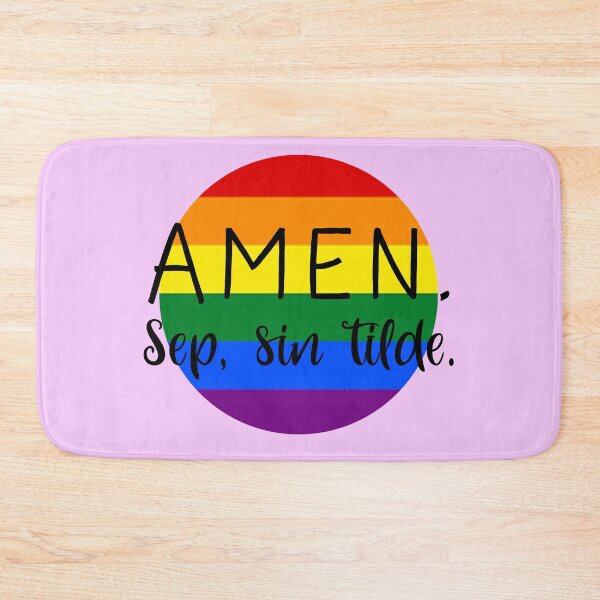 Item preview, Amen, Sep, Sin Tilde LGBT Pride Flag designed and sold by poisondesign.
