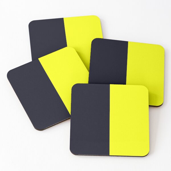 Item preview, Yellow and Black vertical Split colors designed and sold by TeesMi.