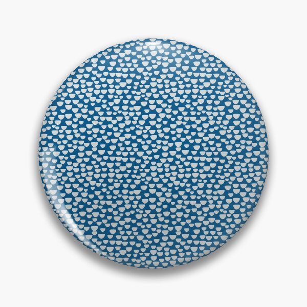 Item preview, Half Circles - White on Blue designed and sold by NolkDesign.