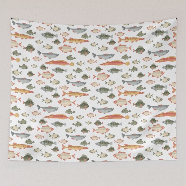 Item preview, Fishes pattern designed and sold by AnnBelik.
