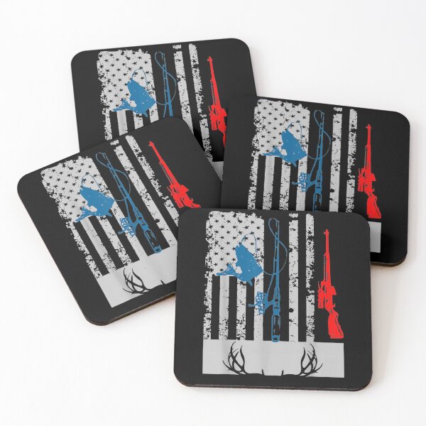 Artikelvorschau, Angeln und Hirschjagd Amerikanische Flagge für Jäger entworfen und verkauft von patsa4.