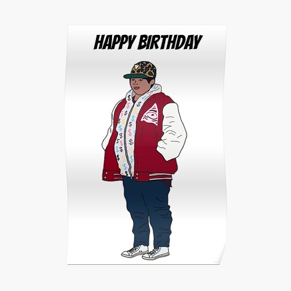 "Ricky Baker Hunt for the Wilderpeople Happy Birthday " Poster for Sale by Lovethatsticks