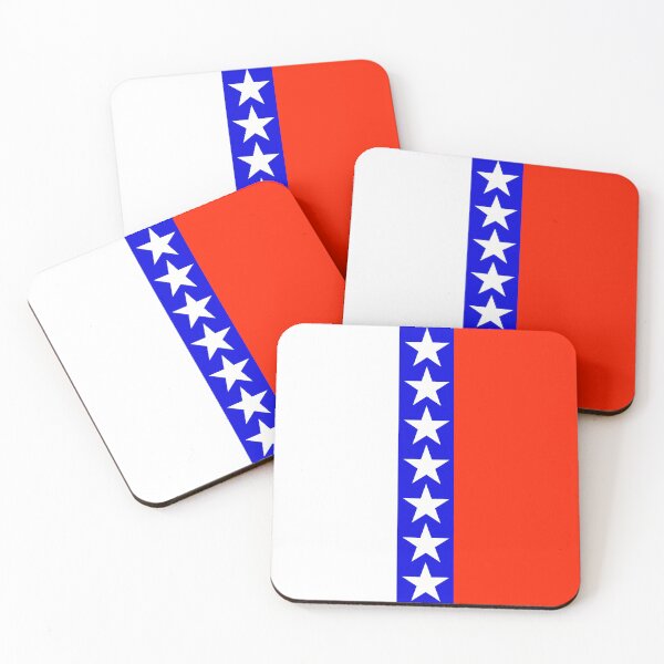 Item preview, Red, White and Blue horizontal Split colors with stars designed and sold by TeesMi.