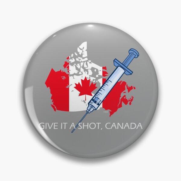 Item preview, Retro Vaccinate Canada Insignia designed and sold by skullislandprod.