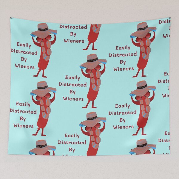 Item preview, Easily Distracted By Wieners designed and sold by Eman4design.