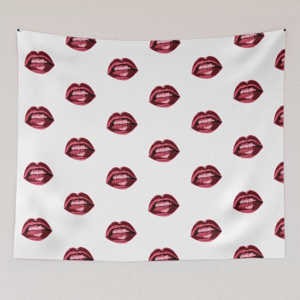 Item preview, Halftone Red Lips designed and sold by cpinteractive.