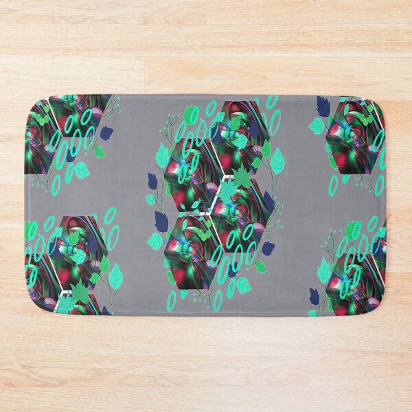 Item preview,  Colorful Abstraction with Leaves, nr 3, Bold Vibrant Abstraction, graphic psychedelic abstract art, trippy graphic psychedelic arte abstracto designed and sold by Adri Barnard.