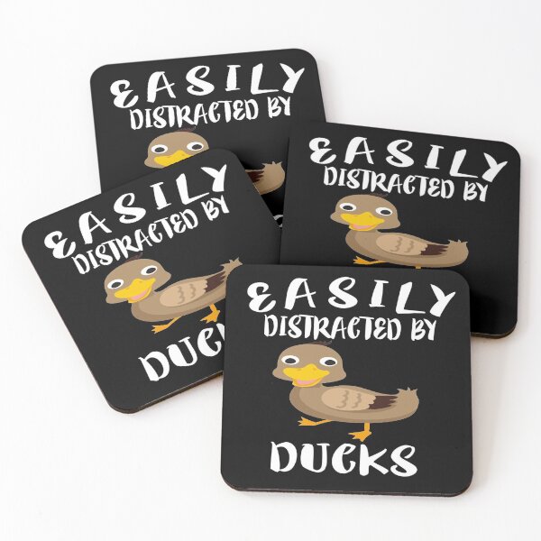 Item preview, Easily Distracted By Ducks designed and sold by Anoirshop ⭐⭐⭐⭐⭐.
