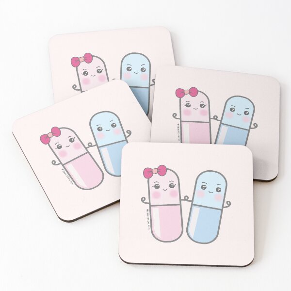 Item preview, cute pills cartoon designed and sold by princessmi-com.