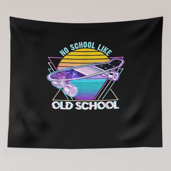 Item preview, No School Like Old School Skateboard Retro 80s 90s Vintage designed and sold by patsa4.