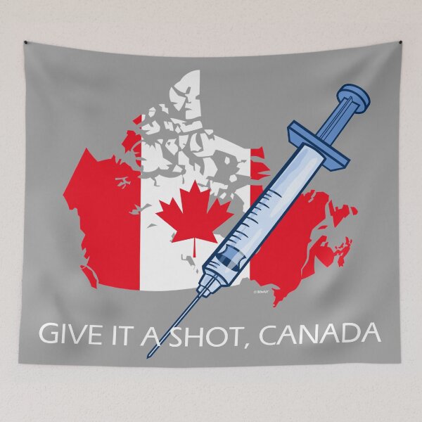 Item preview, Retro Vaccinate Canada Insignia designed and sold by skullislandprod.