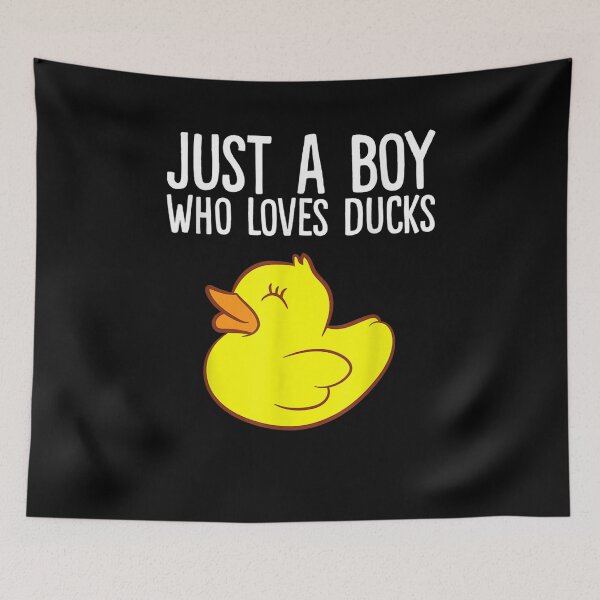 Item preview, Just A Boy Who Loves Ducks designed and sold by patsa4.