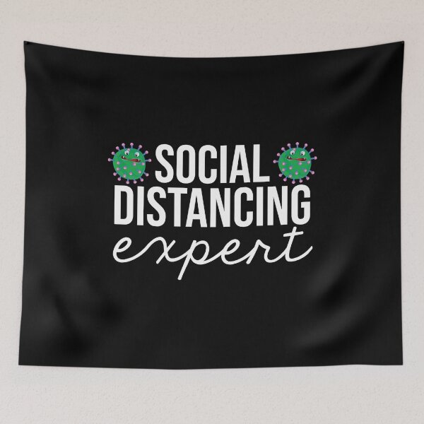Item preview, SOCIAL DISSTANCING EXPERT  2021: funny shirt f - well vaccined - retro style lovers - shirt for mom and dad mother and father vaccinated designed and sold by charaf19.