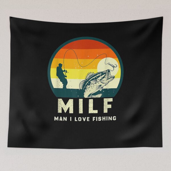 Item preview, Milf Man I Love Fishing I Heart Milfs Fishing designed and sold by patsa4.