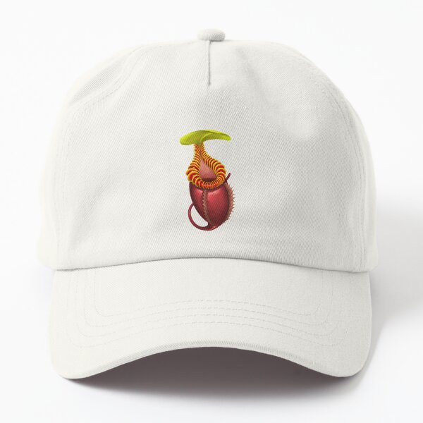 Carnivorous Plant Nepenthes Villosa Botanical Pitcher Plant Dad Hat