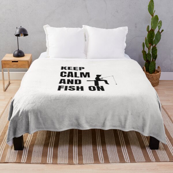 Item preview, keep calm and fish on designed and sold by 77ART.