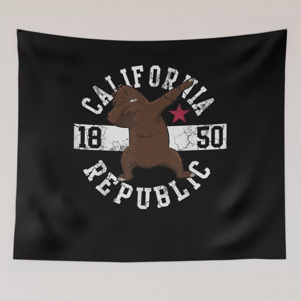 Item preview, California Republic Dabbing Bear Gift designed and sold by patsa4.