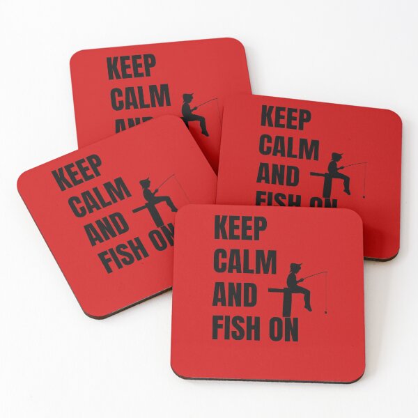 Item preview,  keep calm and fish on designed and sold by 77ART.