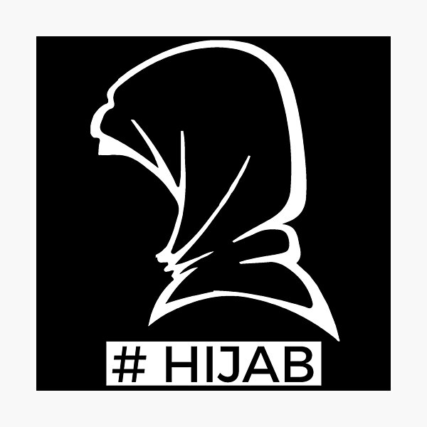 T-shirt Hijab Classique Impression photo