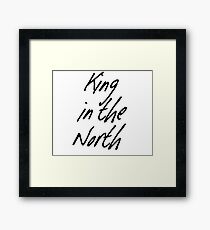 King in the North Framed Print