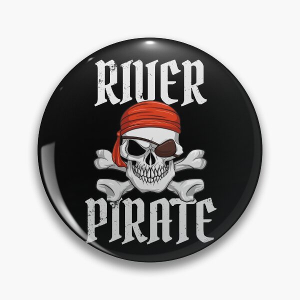 Item preview, River Pirate Halloween Skull & Crossbones Pirate Eyepatch Gear designed and sold by DynamicDesign.
