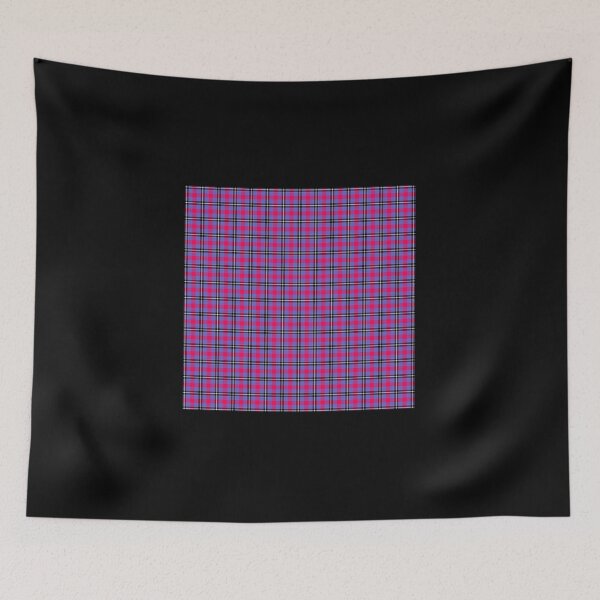 Item preview, Blue, Fuchsia and Black Tartan Plaid designed and sold by Greenbaby.