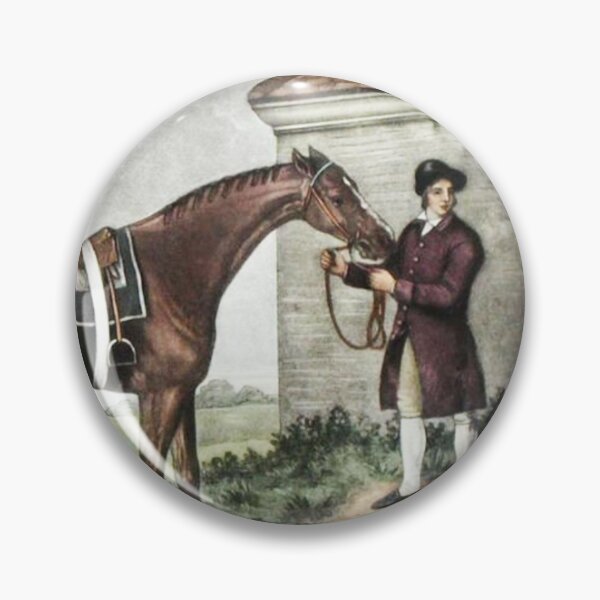 Item preview, Equestrian horse and rider art designed and sold by Vintage Designs +.