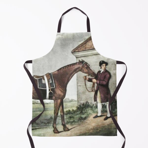 Aperçu de l'œuvre Equestrian horse and rider art créée et vendue par Vintage Designs +.