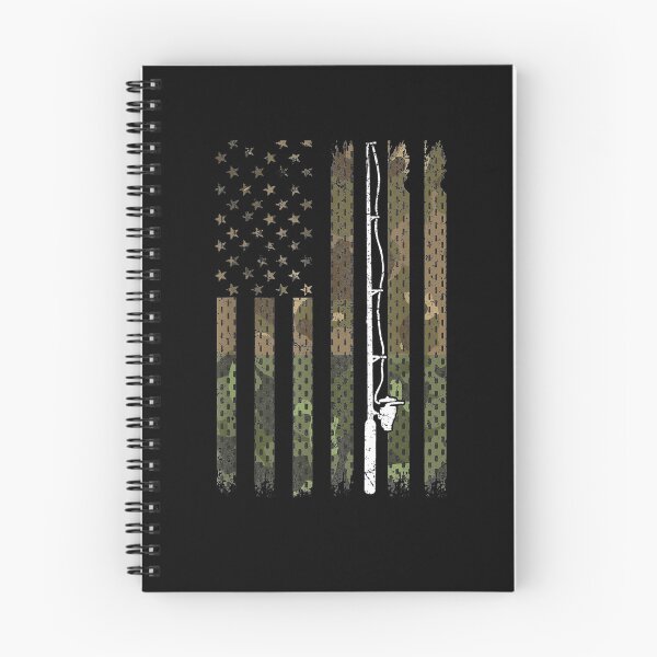 Item preview, Fishing Boy Rod Fishing Camo American Flag Vintage designed and sold by patsa4.