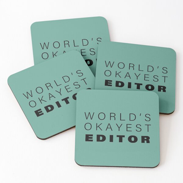 Item preview, World's okayest Editor,Funny Editor Gift | designed and sold by Boom-llqb.