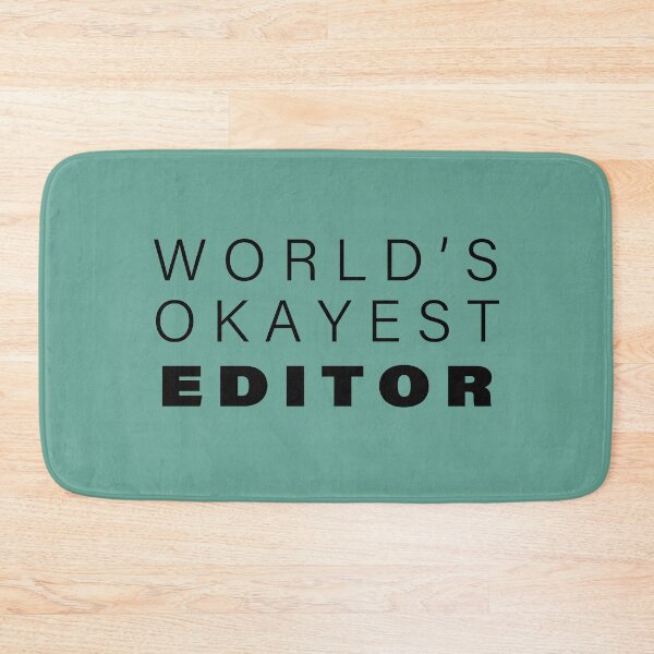 Item preview, World's okayest Editor,Funny Editor Gift | designed and sold by Boom-llqb.