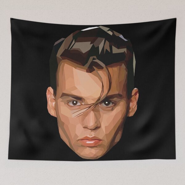 Item preview, Crybaby Johnny Depp Geometric Graphic designed and sold by danihops.