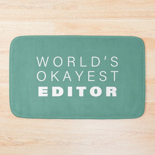 Item preview, World's okayest Editor,Funny Editor Gift | designed and sold by Boom-llqb.