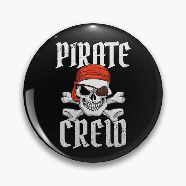 Item preview, Pirate Crew Halloween Skull & Crossbones Pirate Eyepatch Gear designed and sold by DynamicDesign.