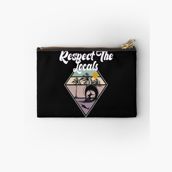 Item preview, Respect The Locals Funny Shark Week Bron To Surf Gift designed and sold by medbdj.