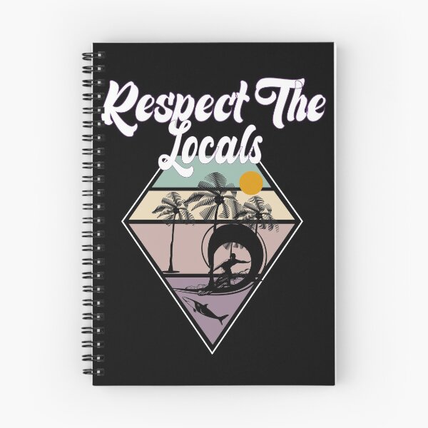 Item preview, Respect The Locals Funny Shark Week Bron To Surf Gift designed and sold by medbdj.