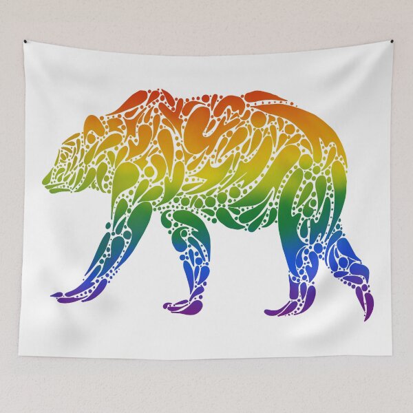 Item preview, 'Proud Bear' - created for the BEARS in the LGBTQIA+ community designed and sold by TaltalimDesign.