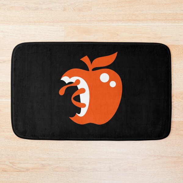 Item preview, Bad apple with worms (on black) designed and sold by SergPerep.