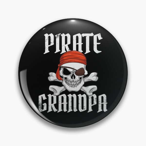 Item preview, Pirate Grandpa Halloween Skull & Crossbones Pirate Eyepatch Gear designed and sold by DynamicDesign.